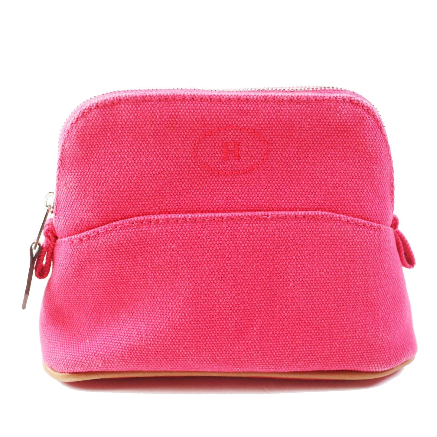 HERMES Cosmetics Pouch cotton hibiscus Boride pouch mini mini