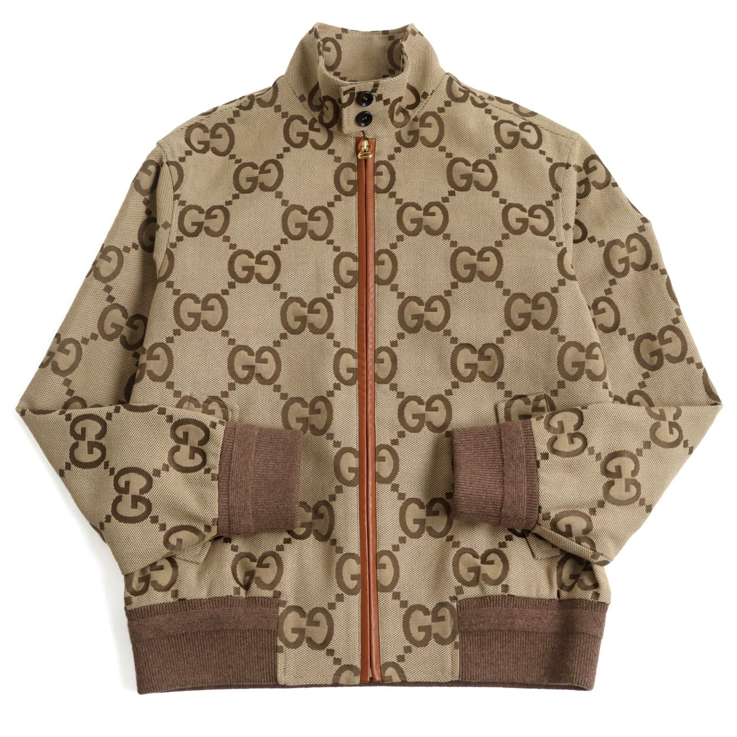 GUCCI Blouson 680812 cotton Beige brown 44