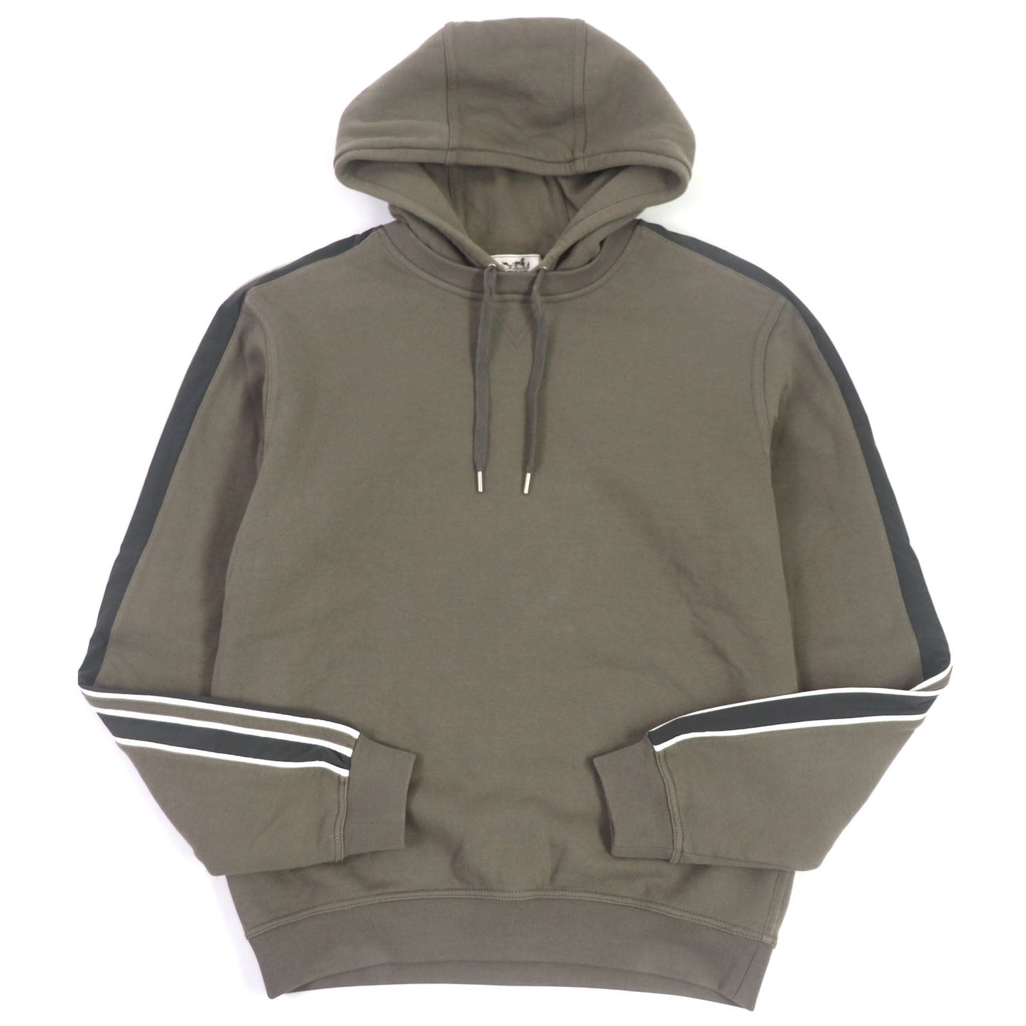 HERMES Hoodie cotton charcoal S