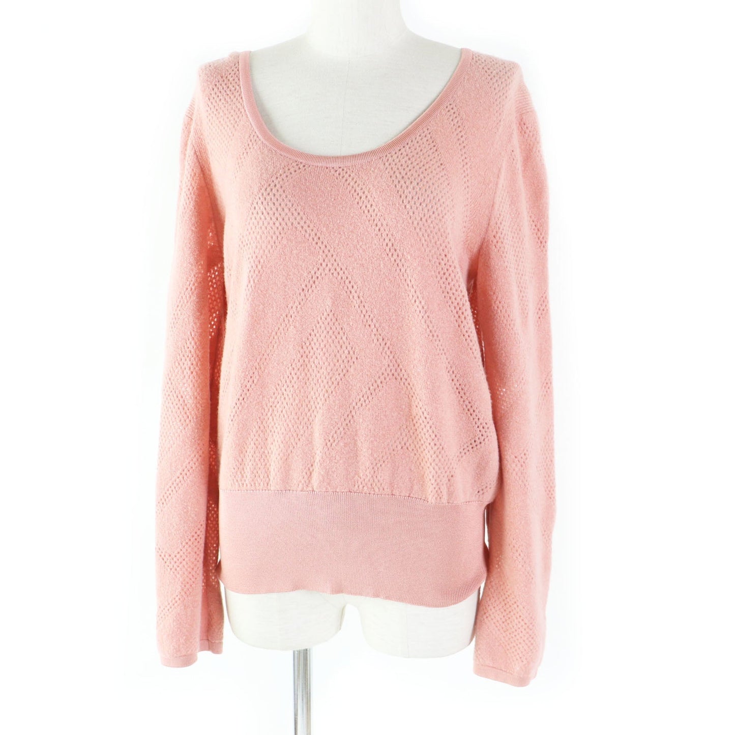 HERMES knit 2H2618DC wool pink 42