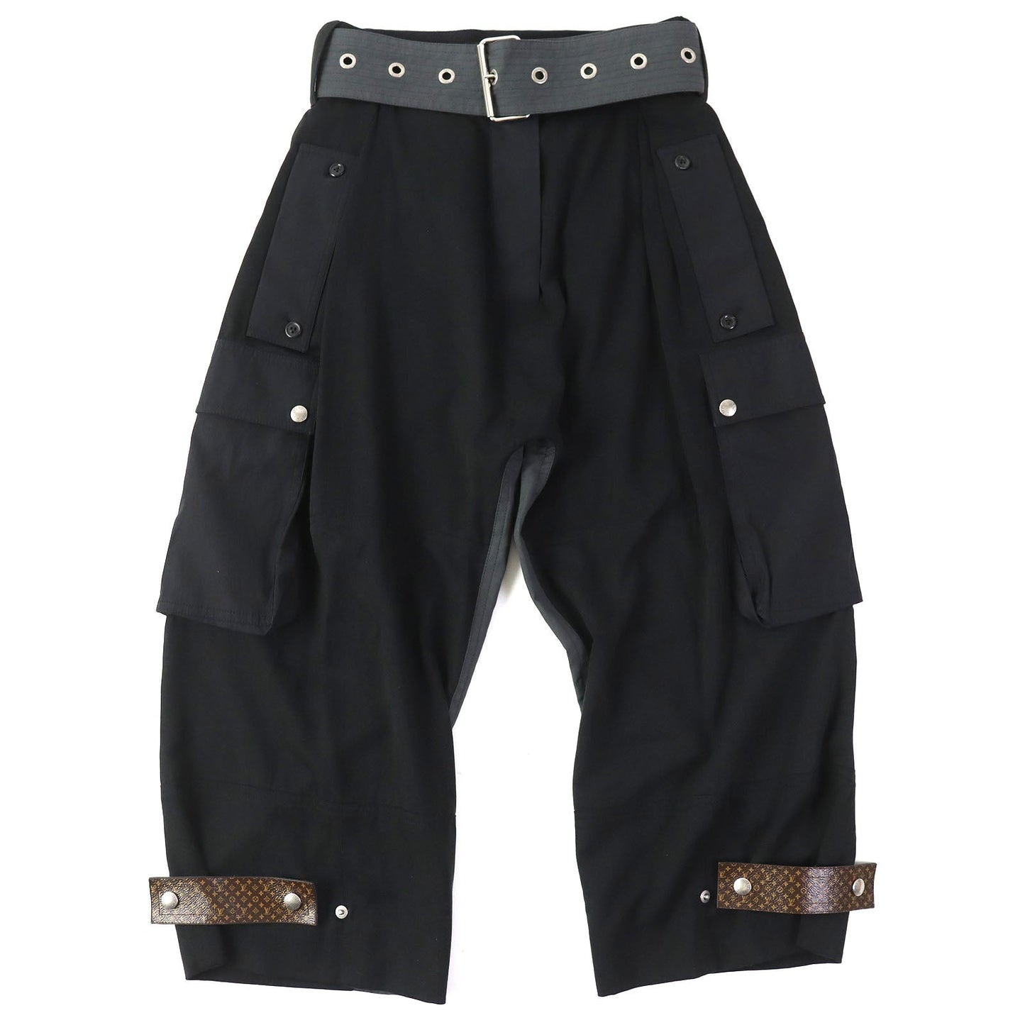 LOUIS VUITTON cargo pants Lyocell Black type 36