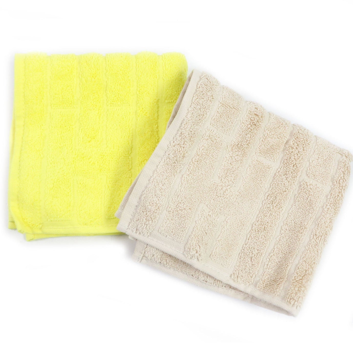 HERMES towel cotton Citron Natural