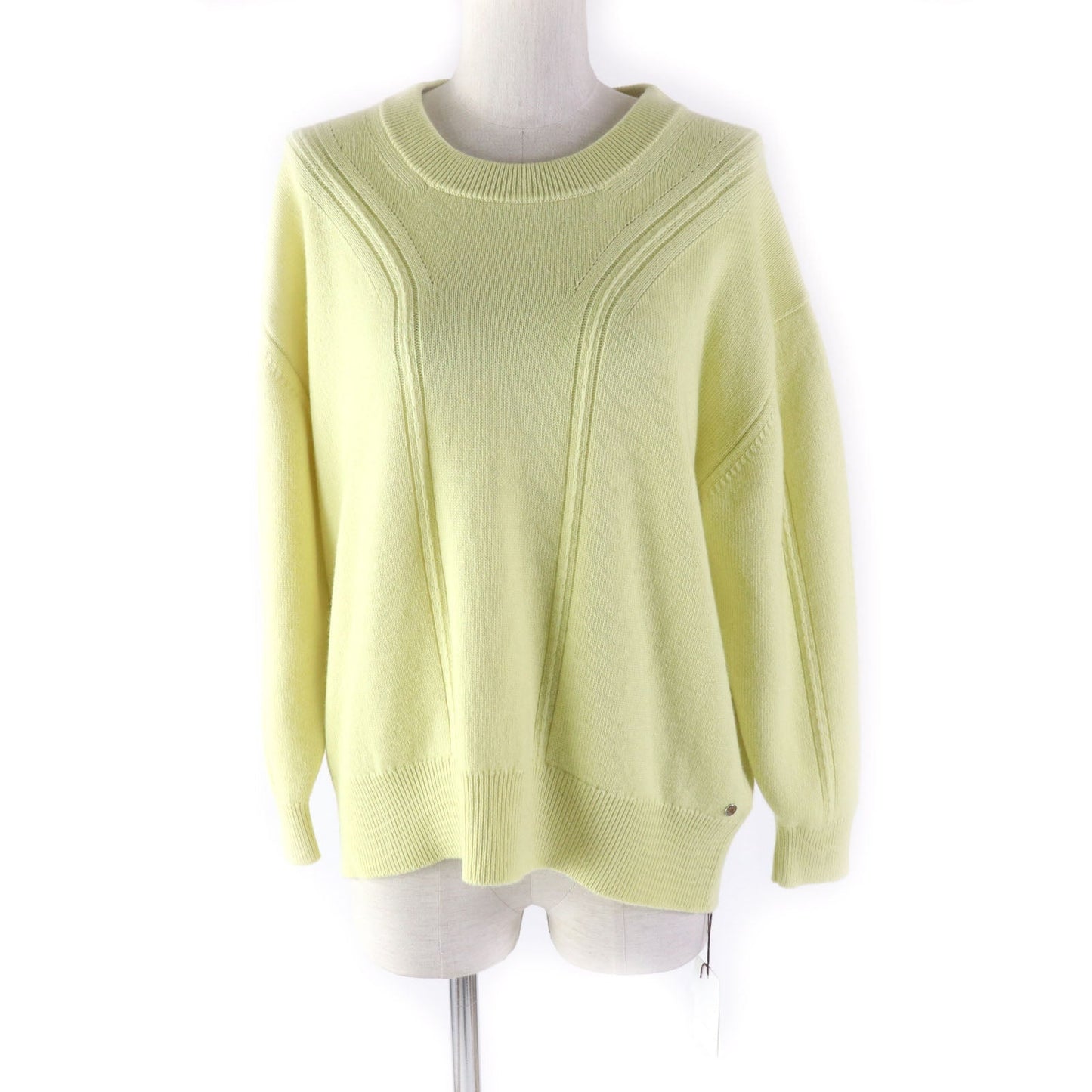 HERMES knit 2H2603D1 cashmere yellow 38