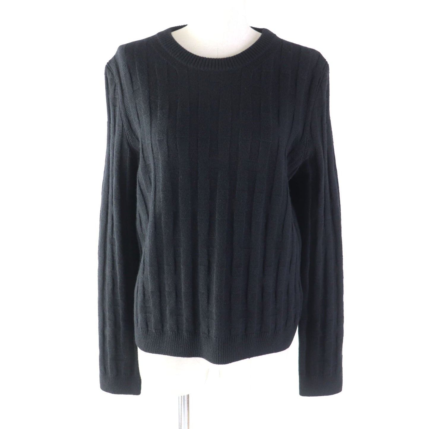 HERMES sweater wool black 42