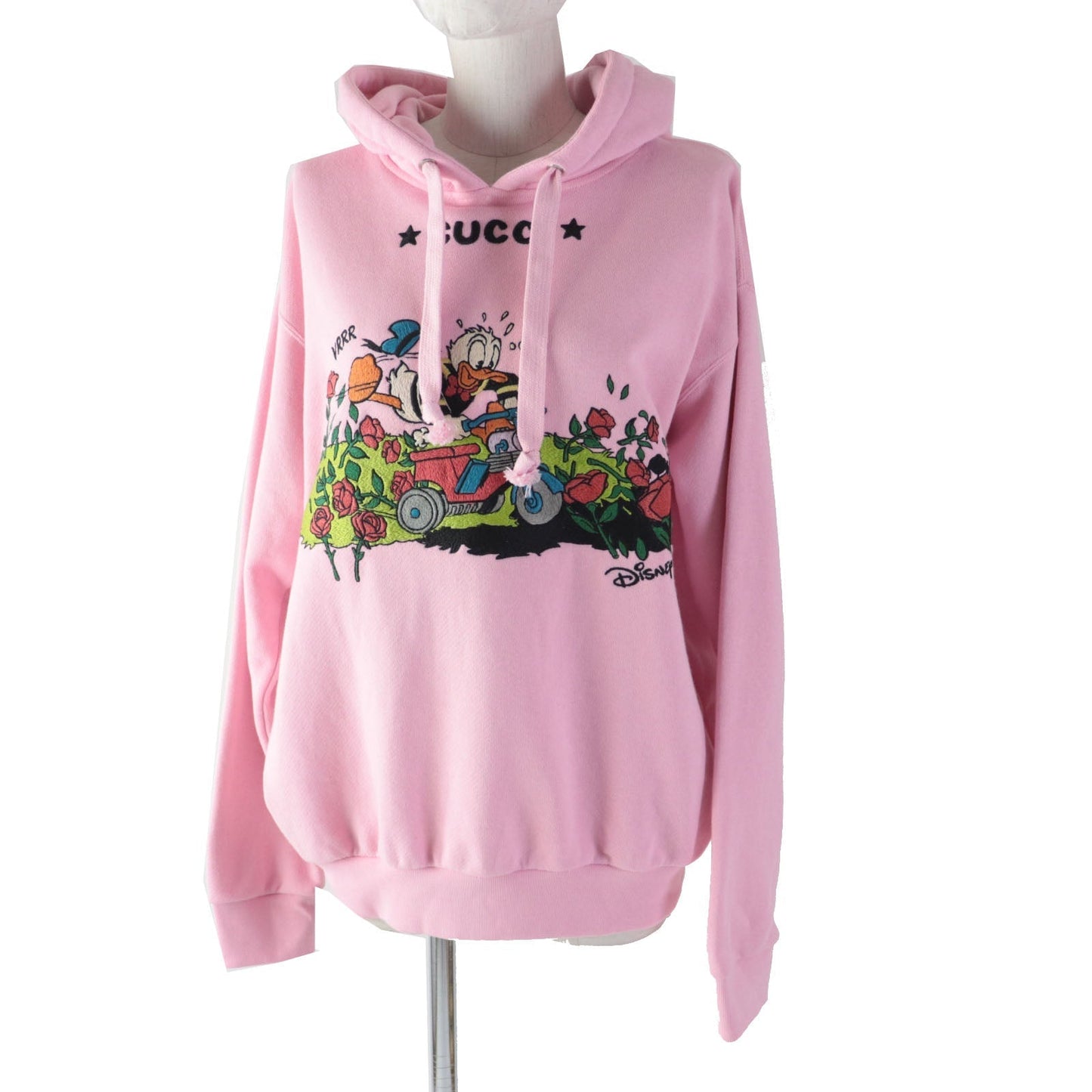 GUCCI Hoodie 615061 cotton pink XS