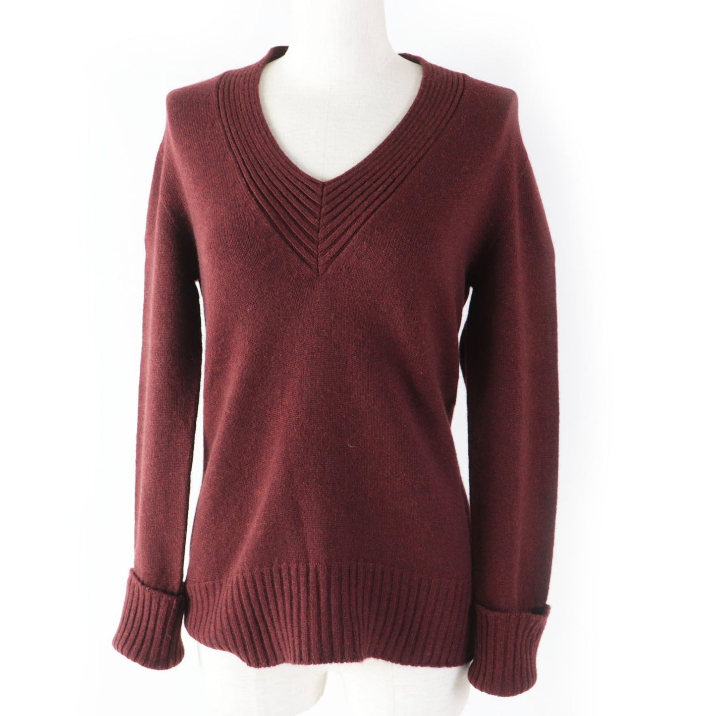 HERMES knit cashmere Brown