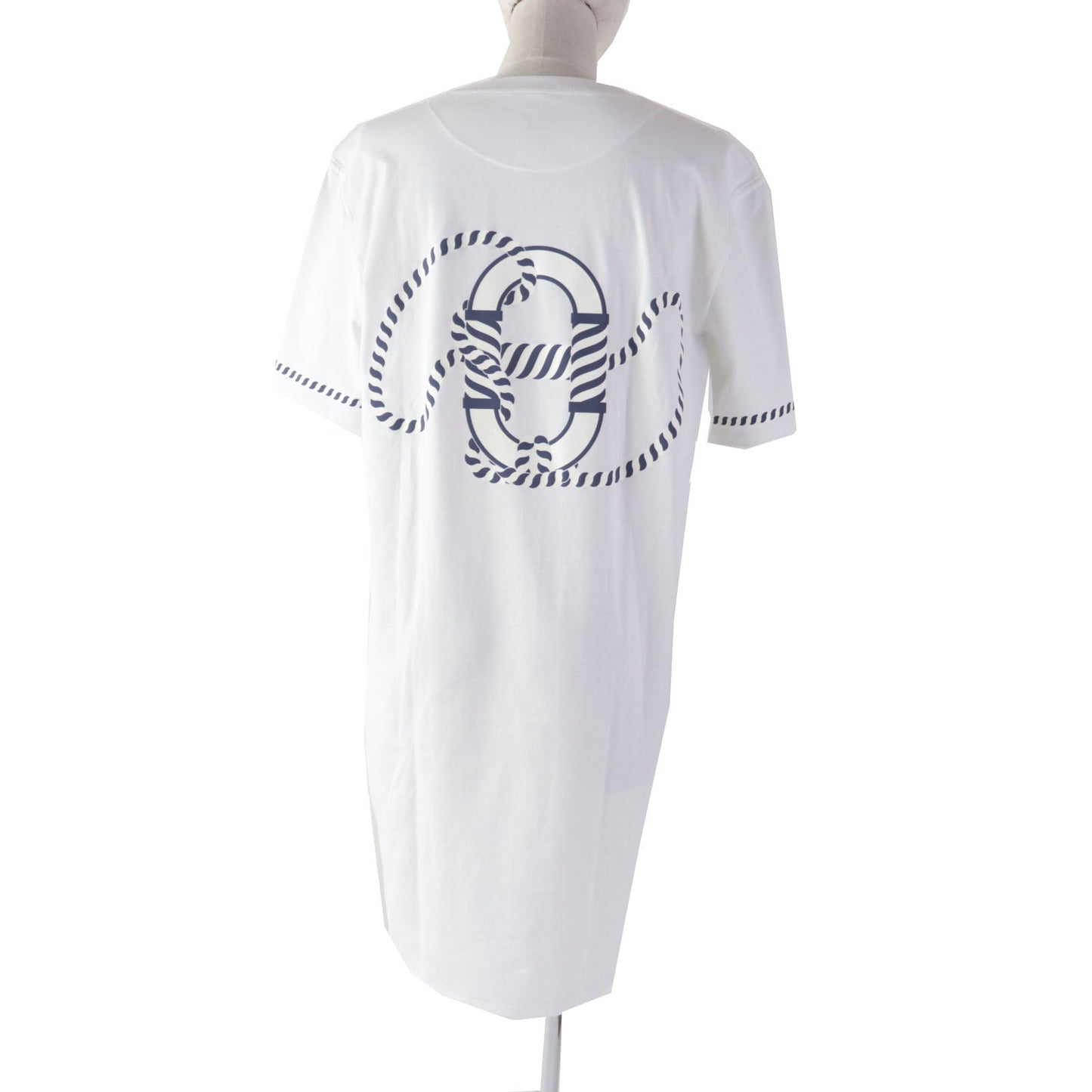 HERMES one piece 3E45080DL cotton white Canoe 38