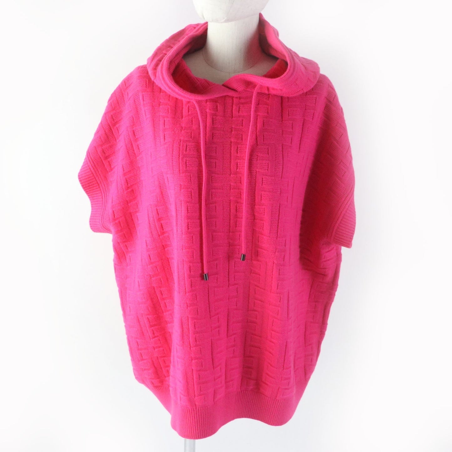 HERMES Hoodie wool pink 44