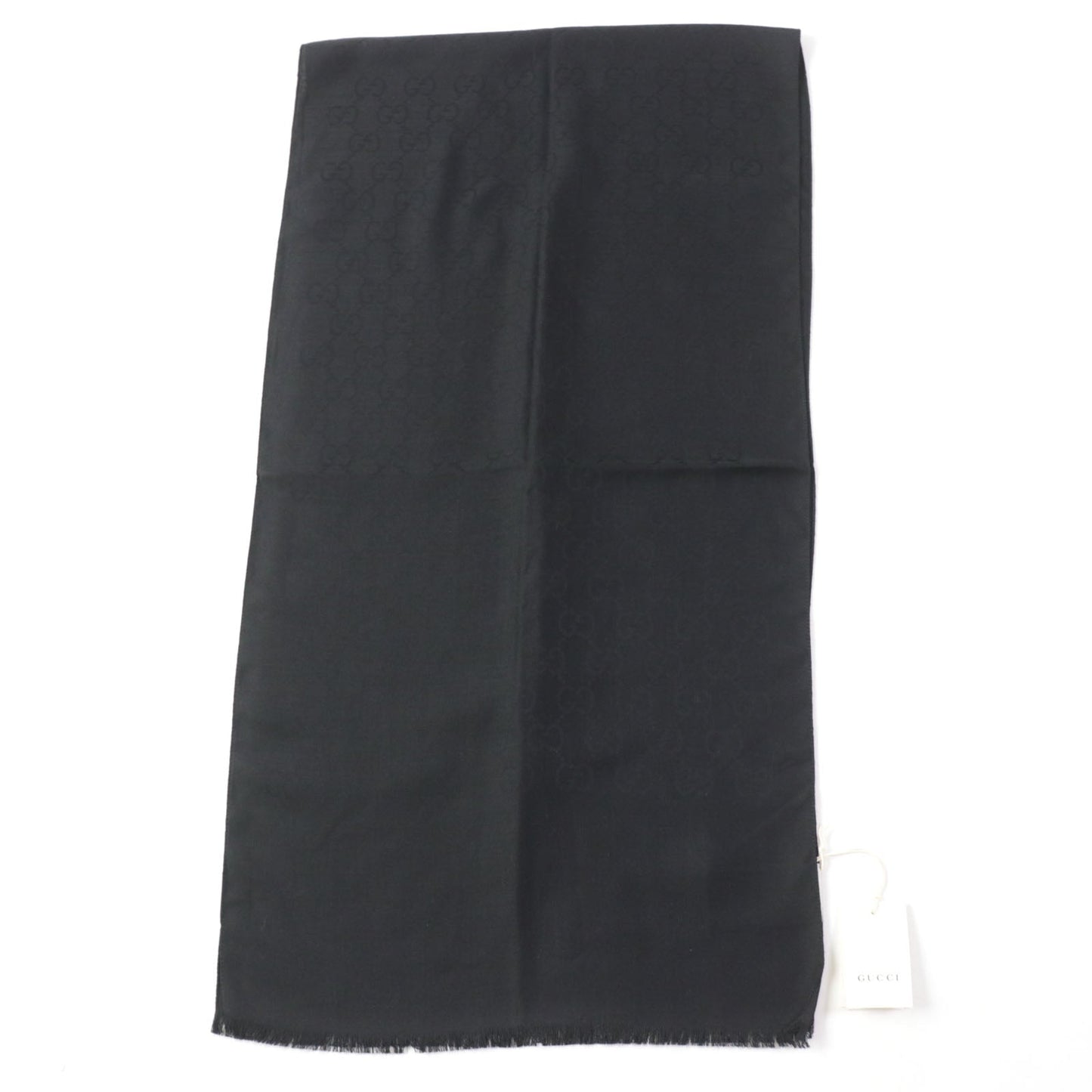 GUCCI shawl 165904 wool black