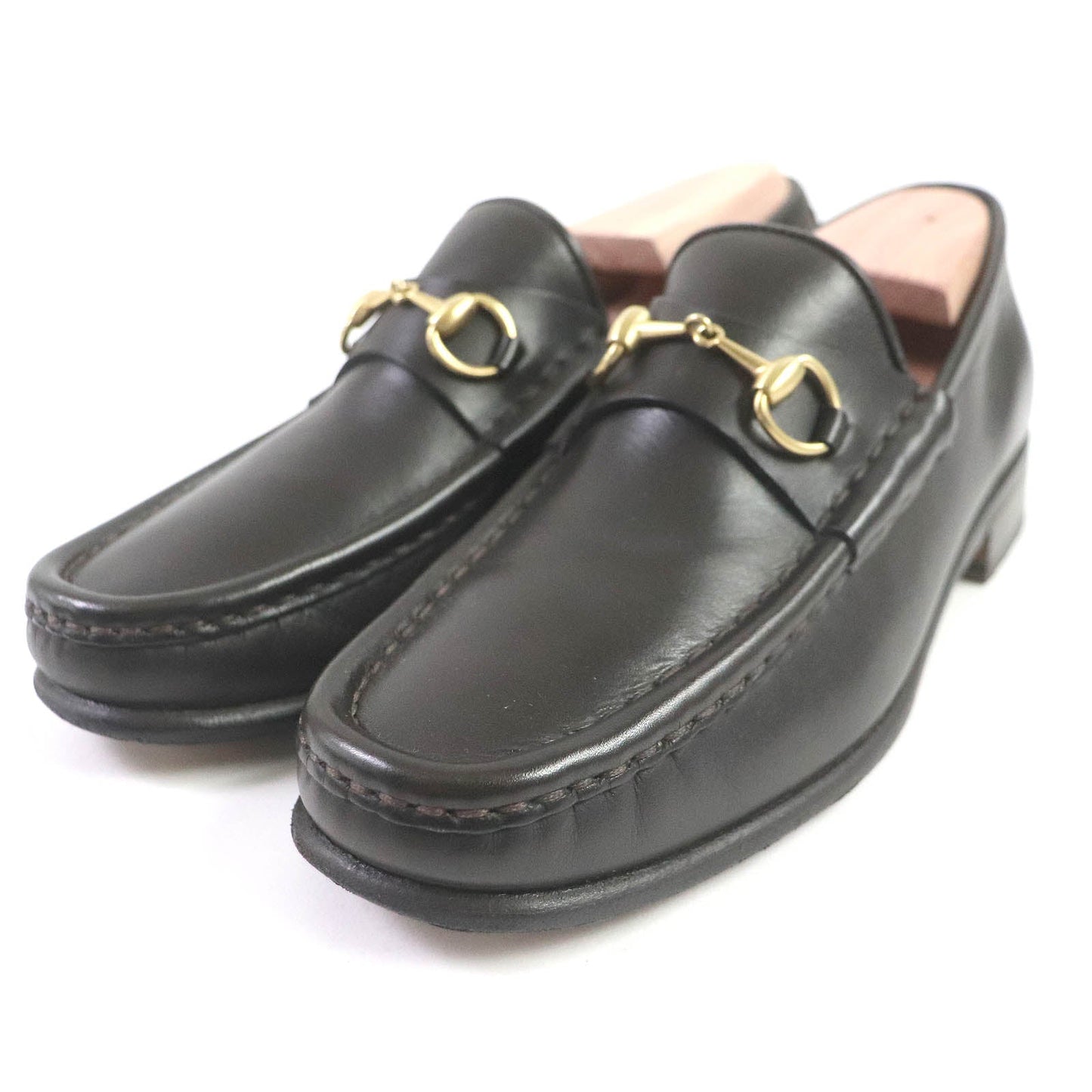 GUCCI loafers 110 0009/2 leather Dark brown 36 C