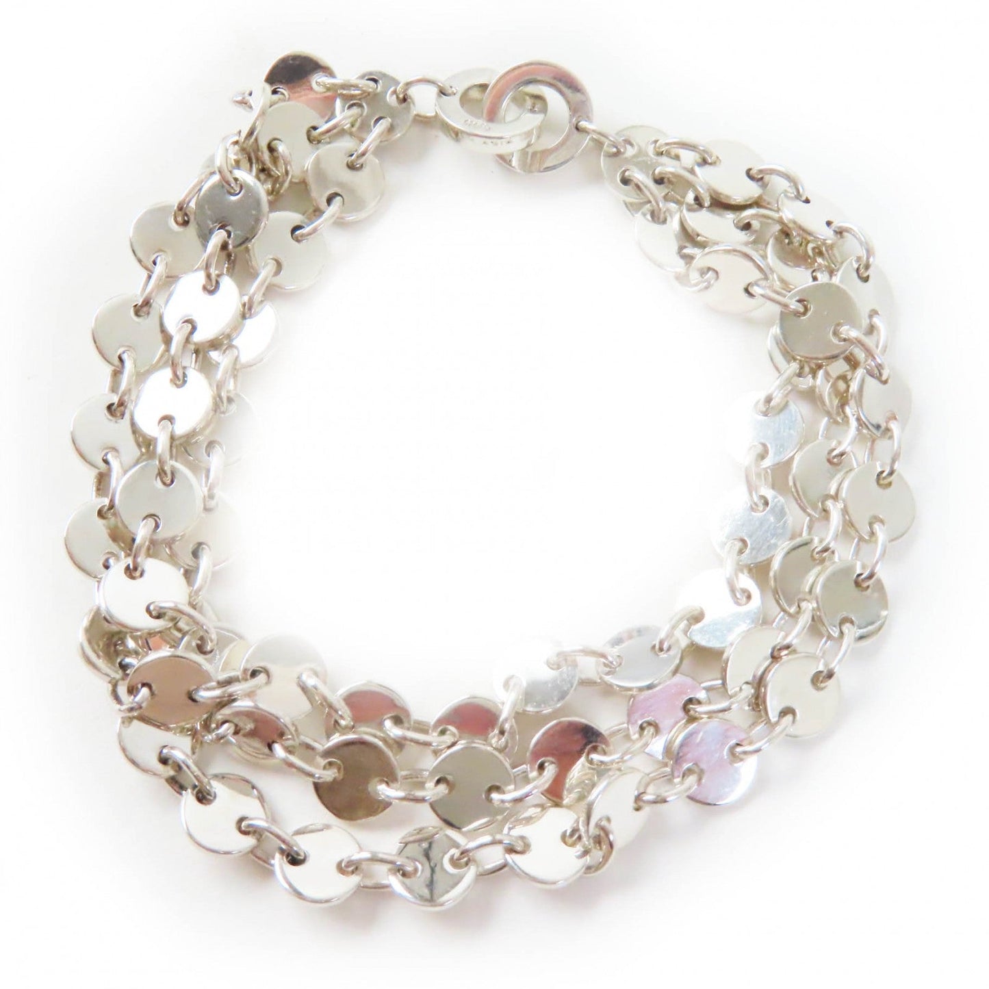 HERMES bracelet AG925 Silver Confetti