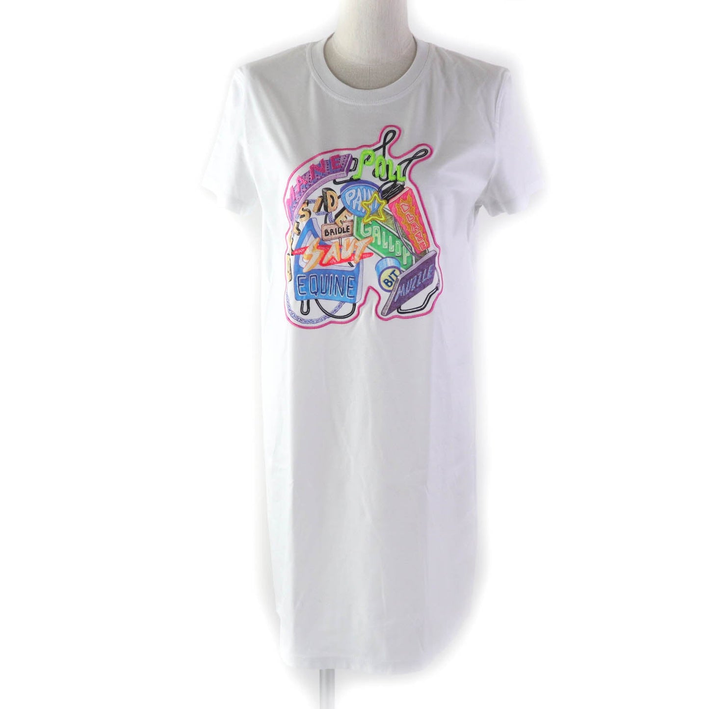 HERMES one piece cotton white 36