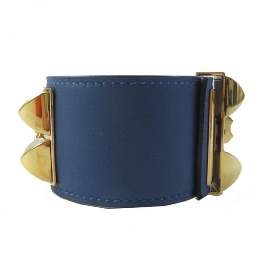 HERMES Bangle leather blue Cory Edssian
