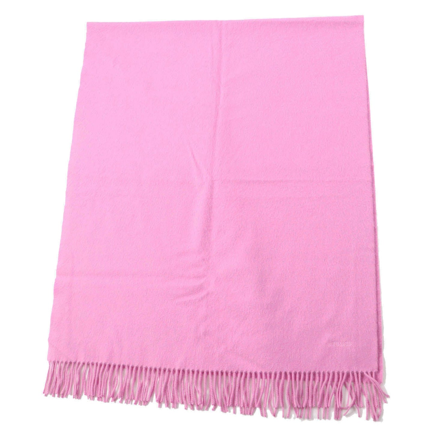 HERMES shawl Main: 100% cashmere pink Women Used