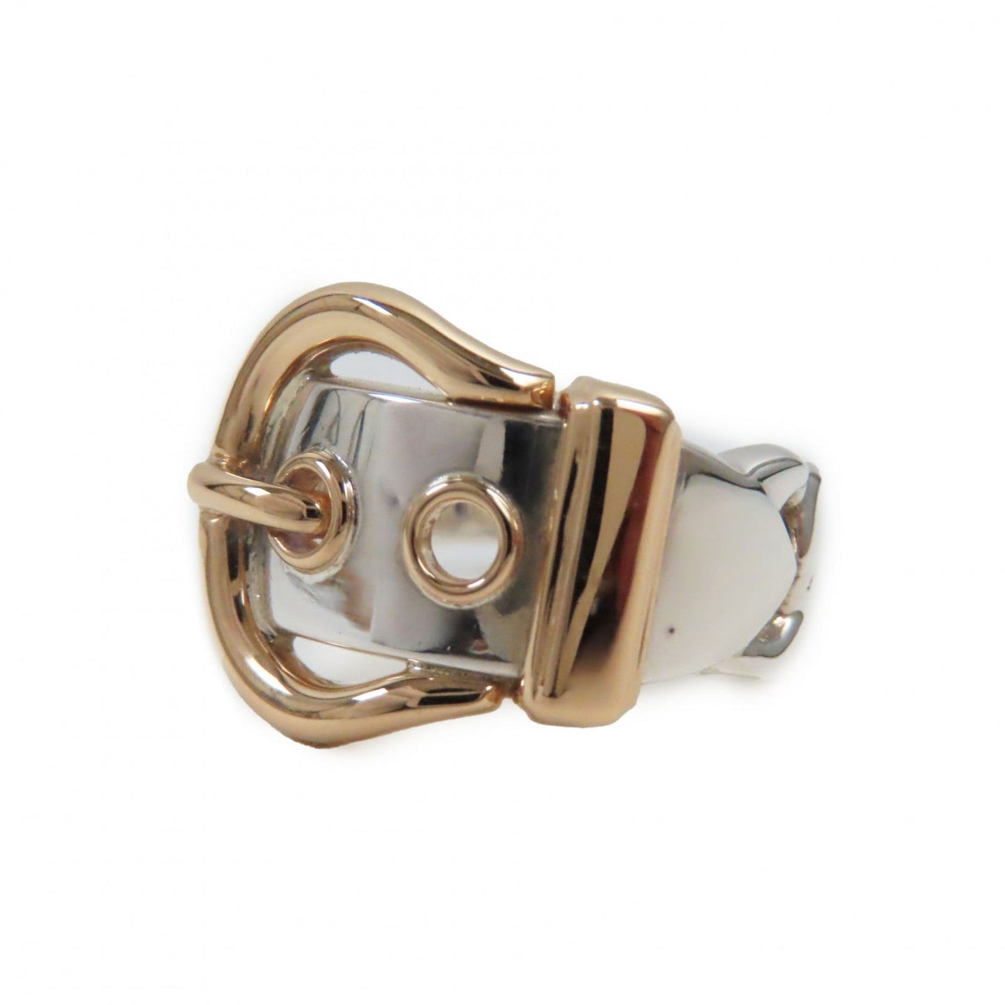 HERMES Ring SV925 Silver gold Book le serie