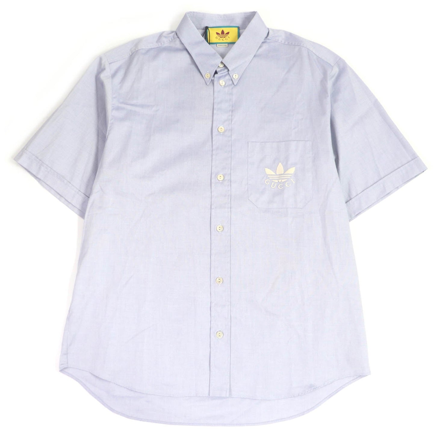 GUCCI Short sleeve shirt 701360 cotton Light blue 50