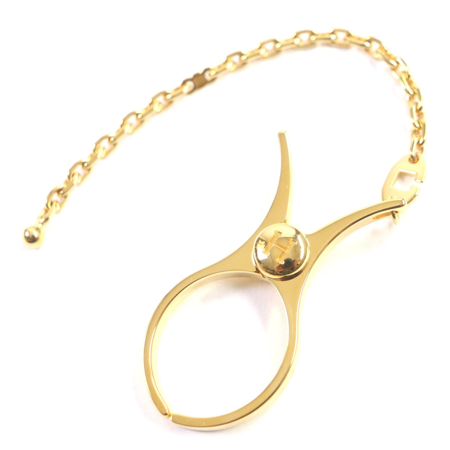 HERMES Other accessories Gold Plated gold Filou