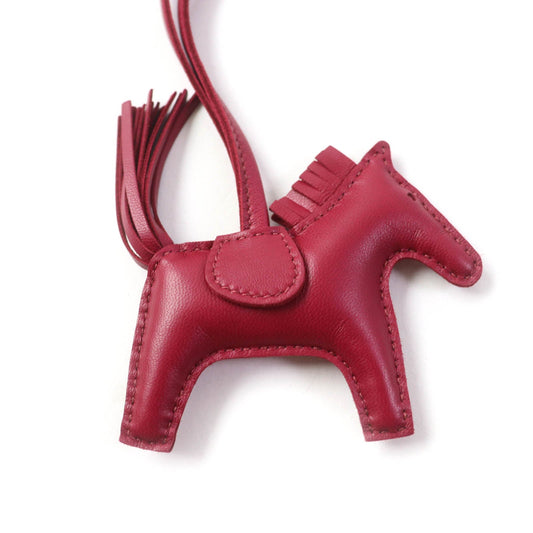 HERMES Bag charm Anyo Miro Rouge viv Rodeo Charm PM