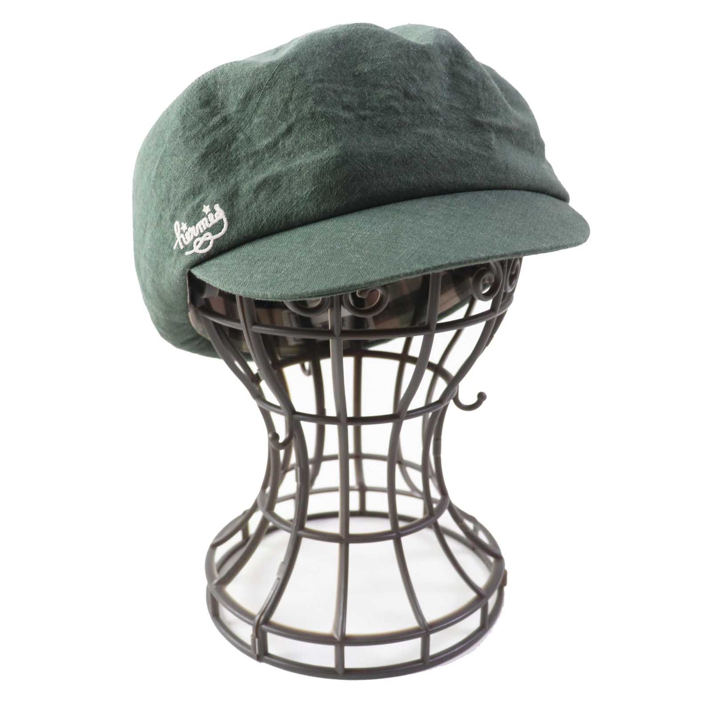 HERMES Casquette linen khaki Paola 57