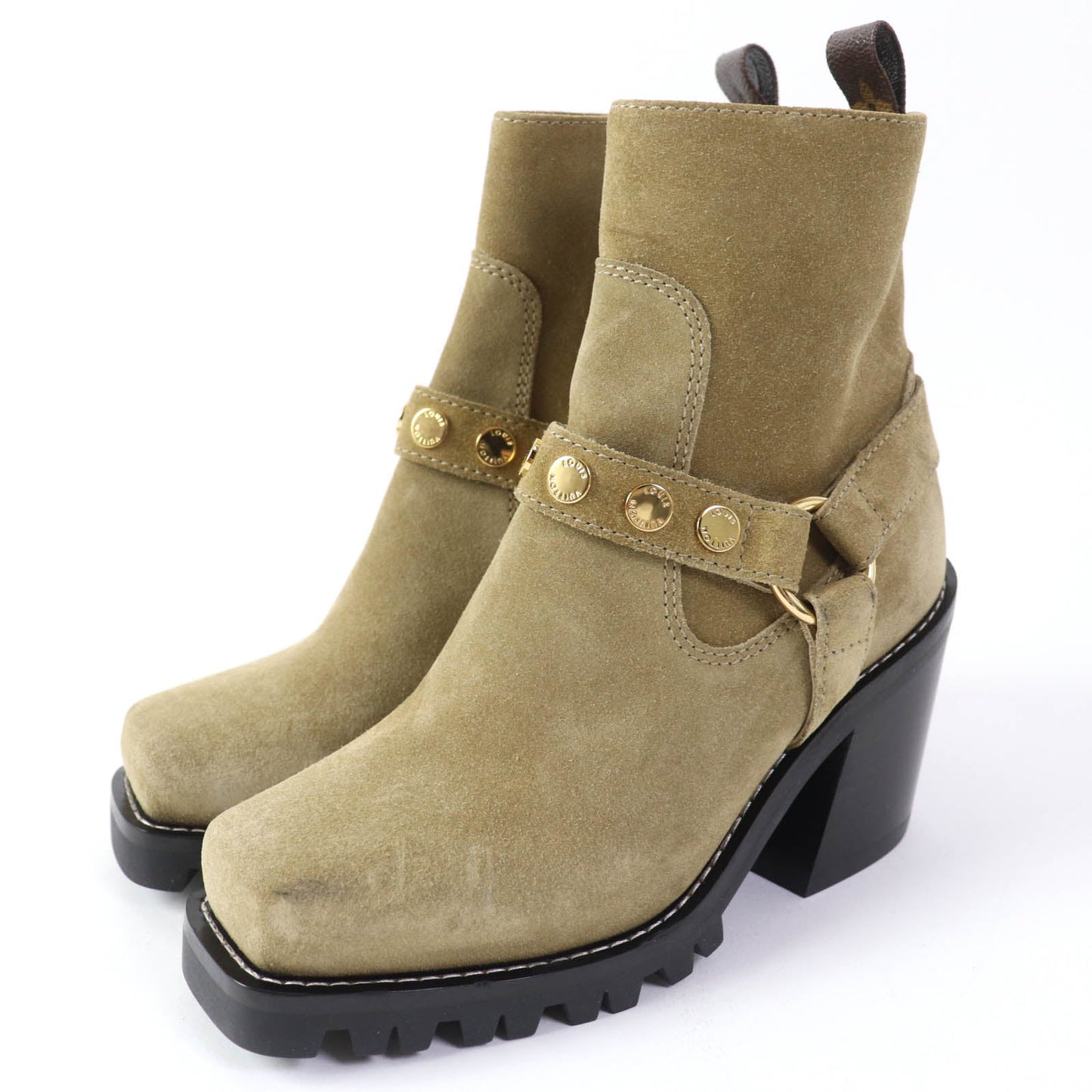 LOUIS VUITTON Ankle boots Main: Suede beige Limitless Line Women 36 Used