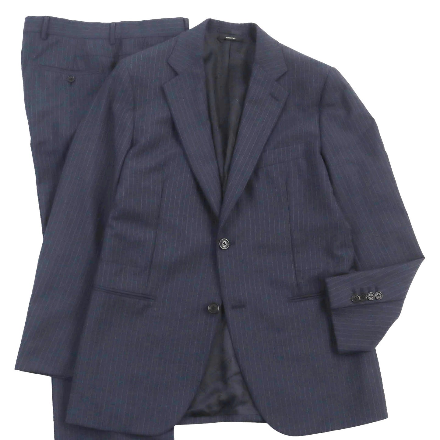 HERMES suit wool Navy 48