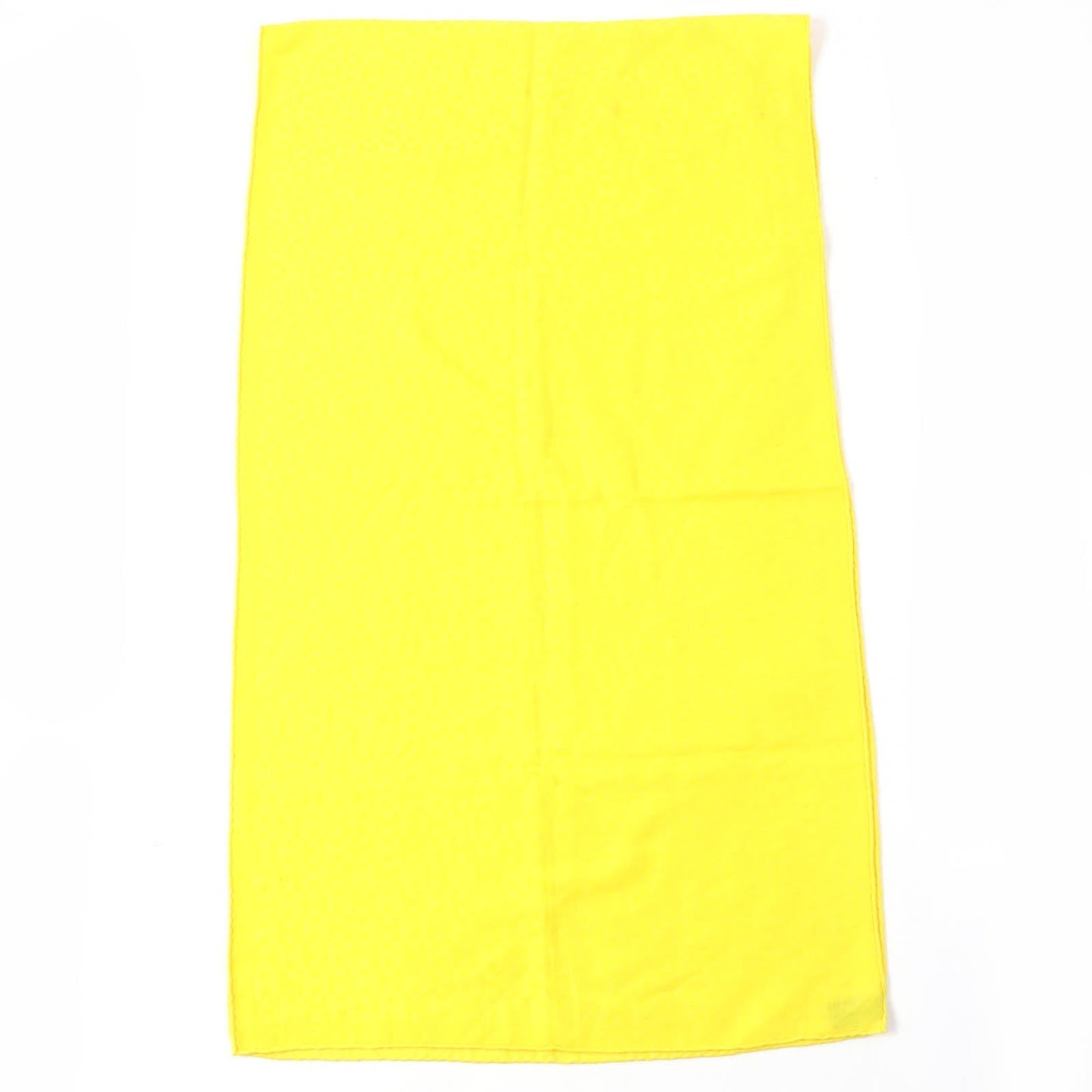 HERMES shawl cashmere yellow