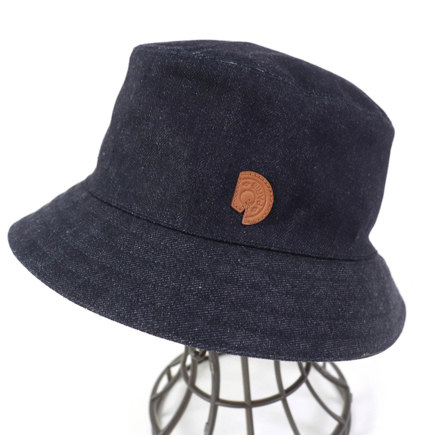 HERMES hat cotton Indigo