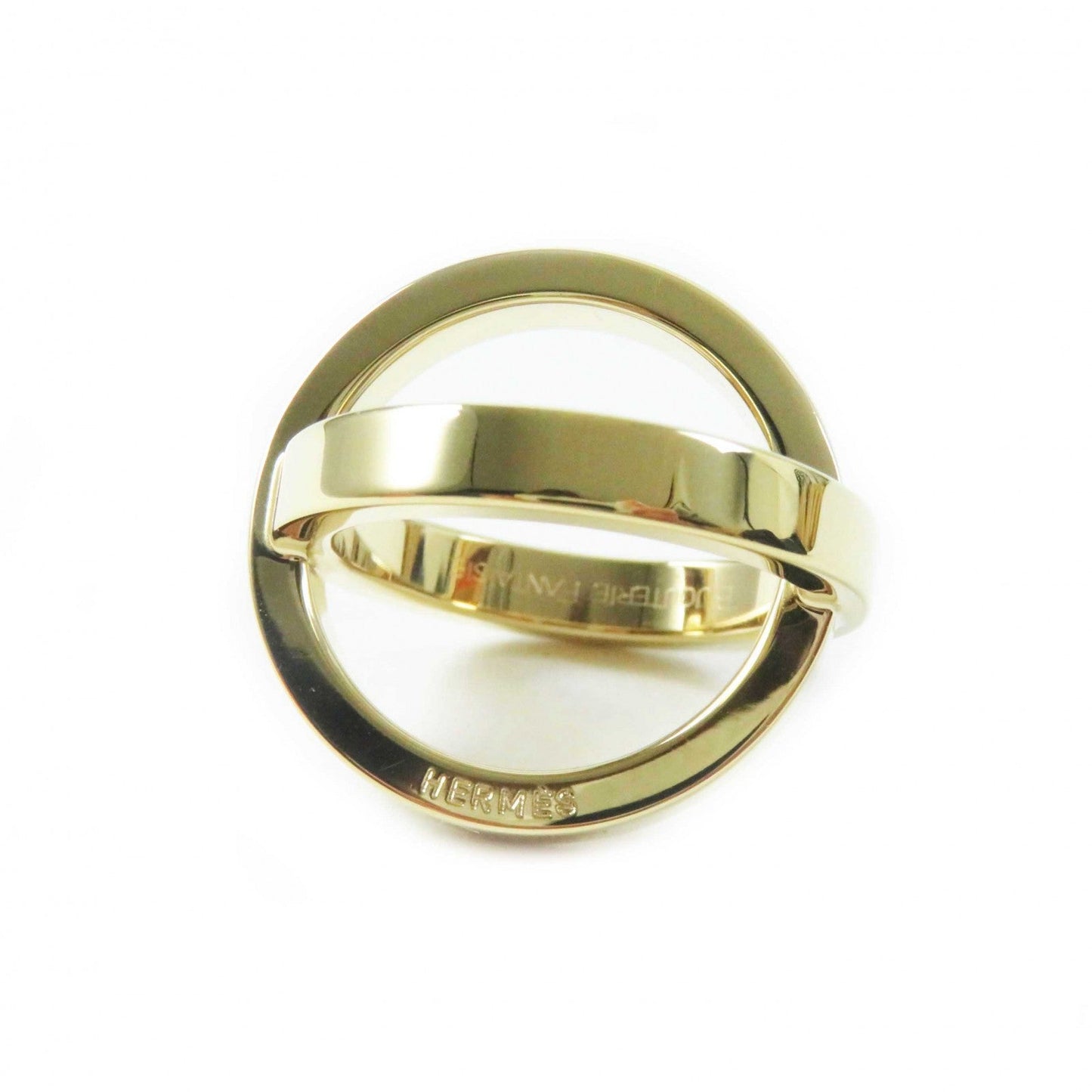 HERMES Scarf ring Gold Plated gold Cosmos