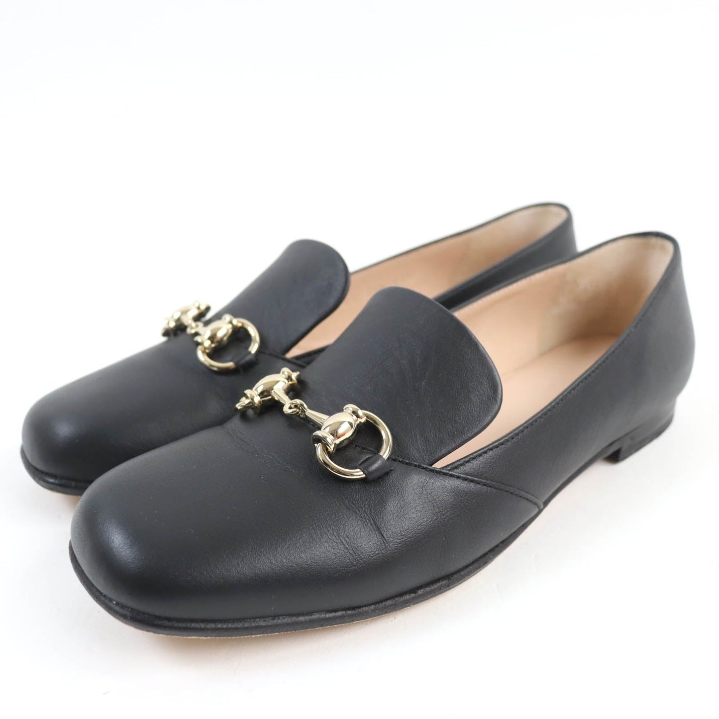 GUCCI pumps 466702 leather black 36.5