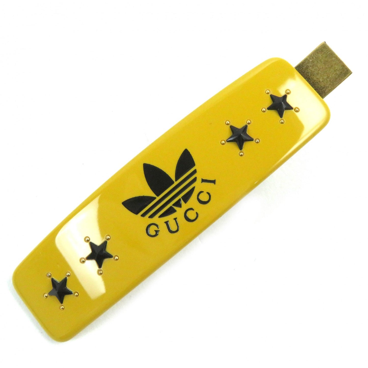 GUCCI hair accessory 702940 plastic Yellow black