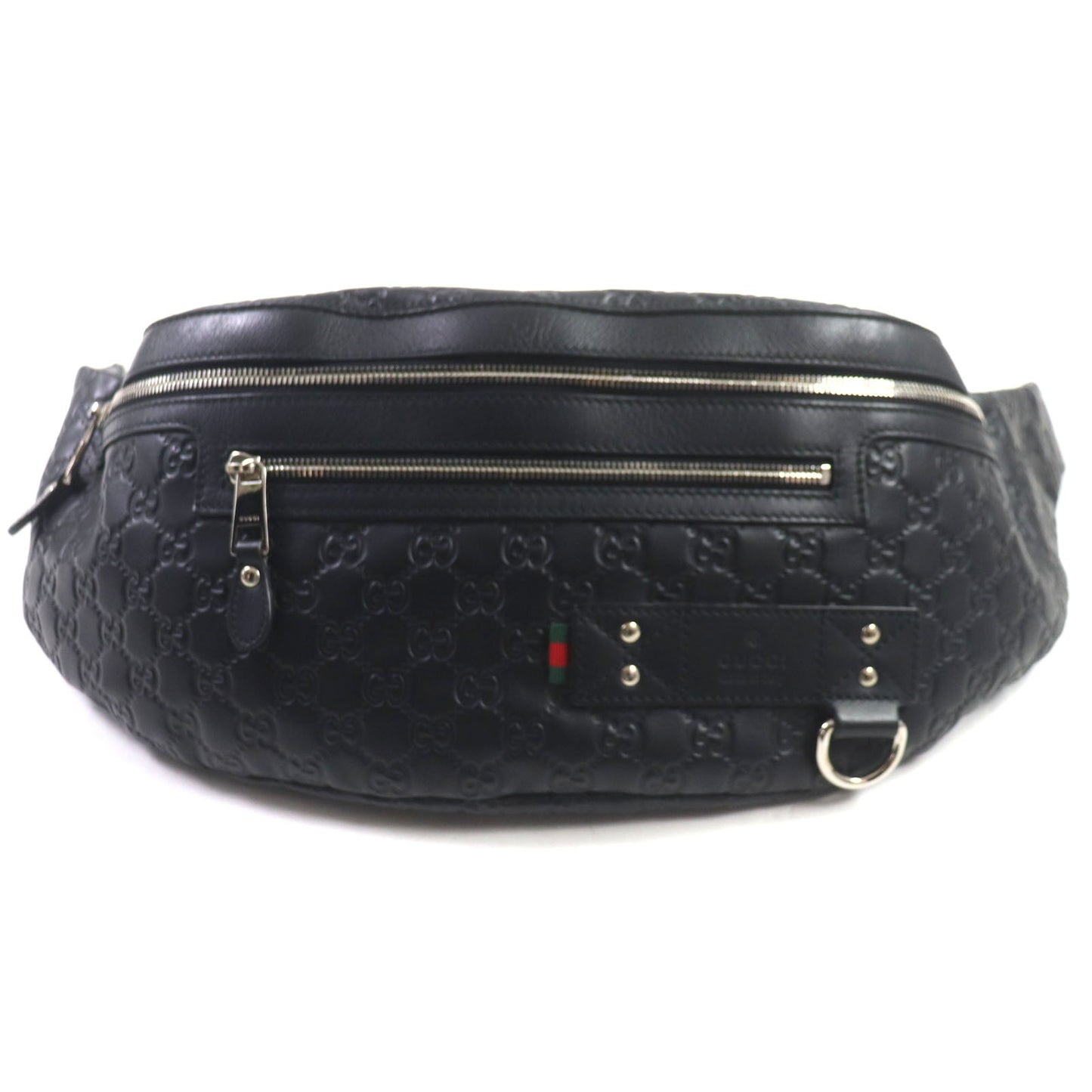 GUCCI Sling bag 246409 Sima leather black Sima leather