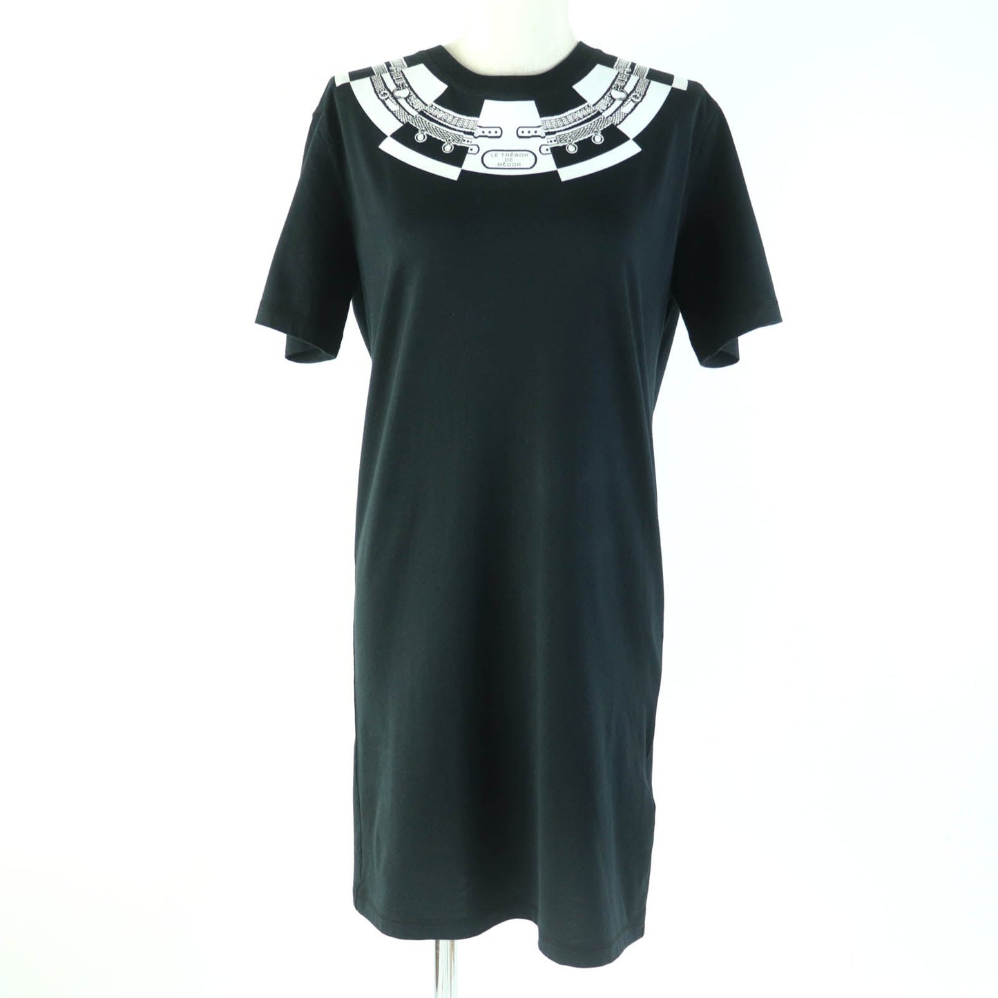 HERMES one piece 2H4511DU cotton black Le Tresor de Medor 34