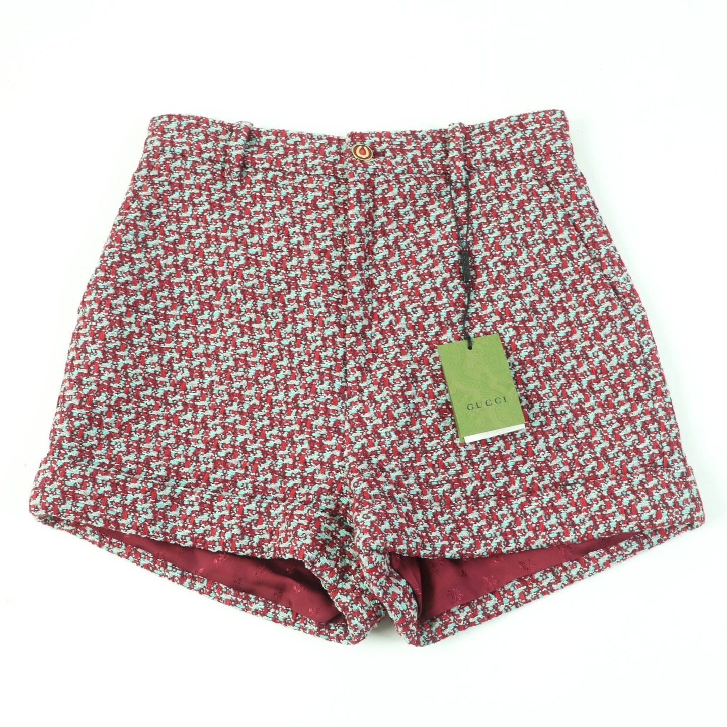 GUCCI Shorts 691396 cotton Red Green type 42