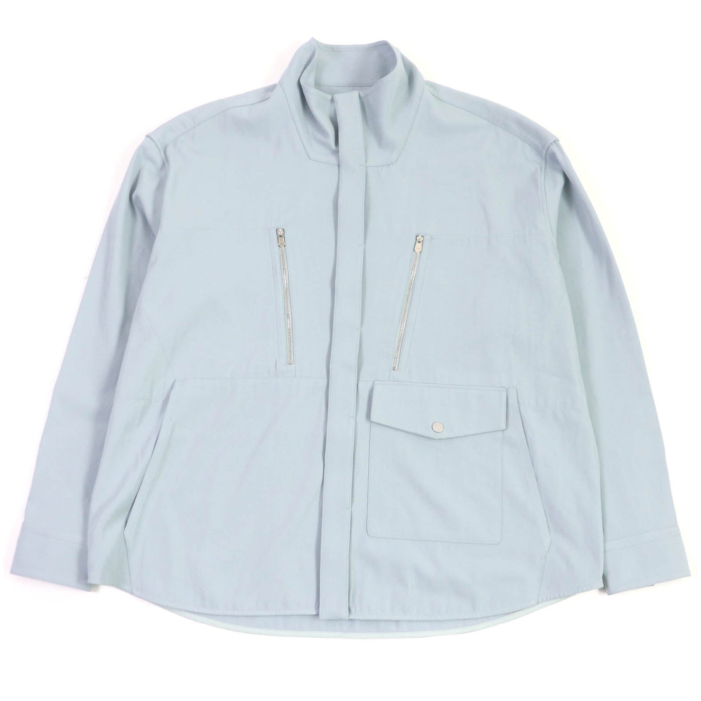 HERMES Blouson wool Light blue 41