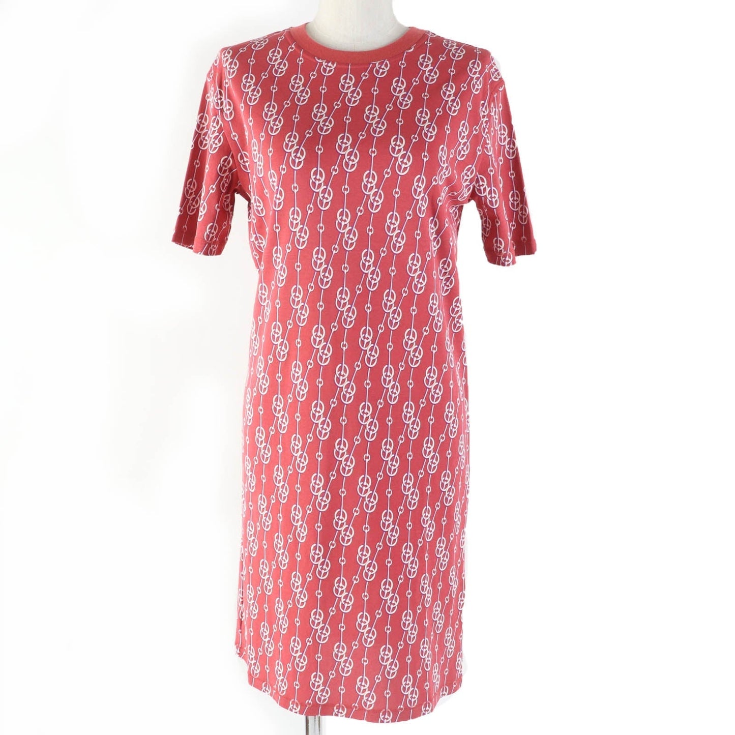 HERMES one piece 2E4501DG cotton Red type 34