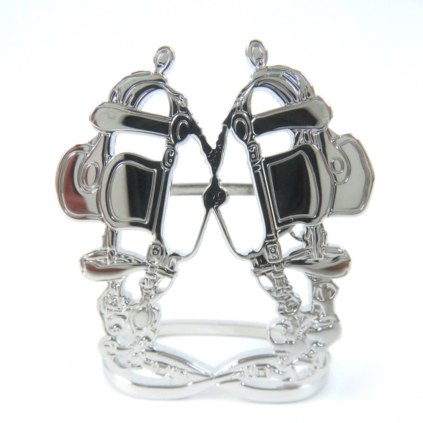 HERMES Scarf ring H603583S 00 Silver Silver Brides de Gala