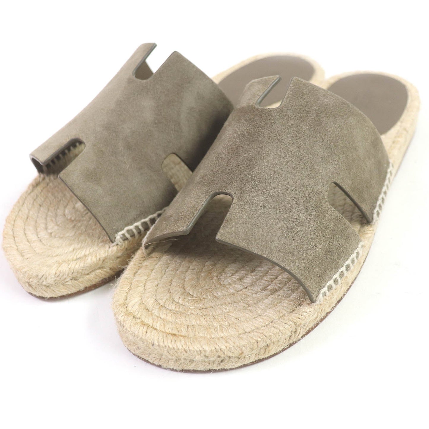 HERMES Sandals H231001ZH1J390 Chevre Veroa Etope Antigua 39