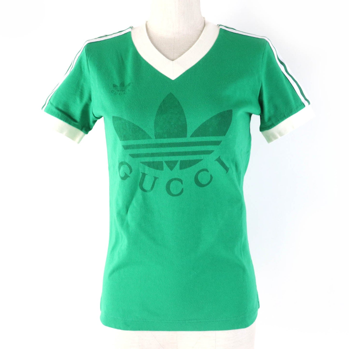 GUCCI Short sleeve T-shirt 693636 cotton green XS (160/84Y)