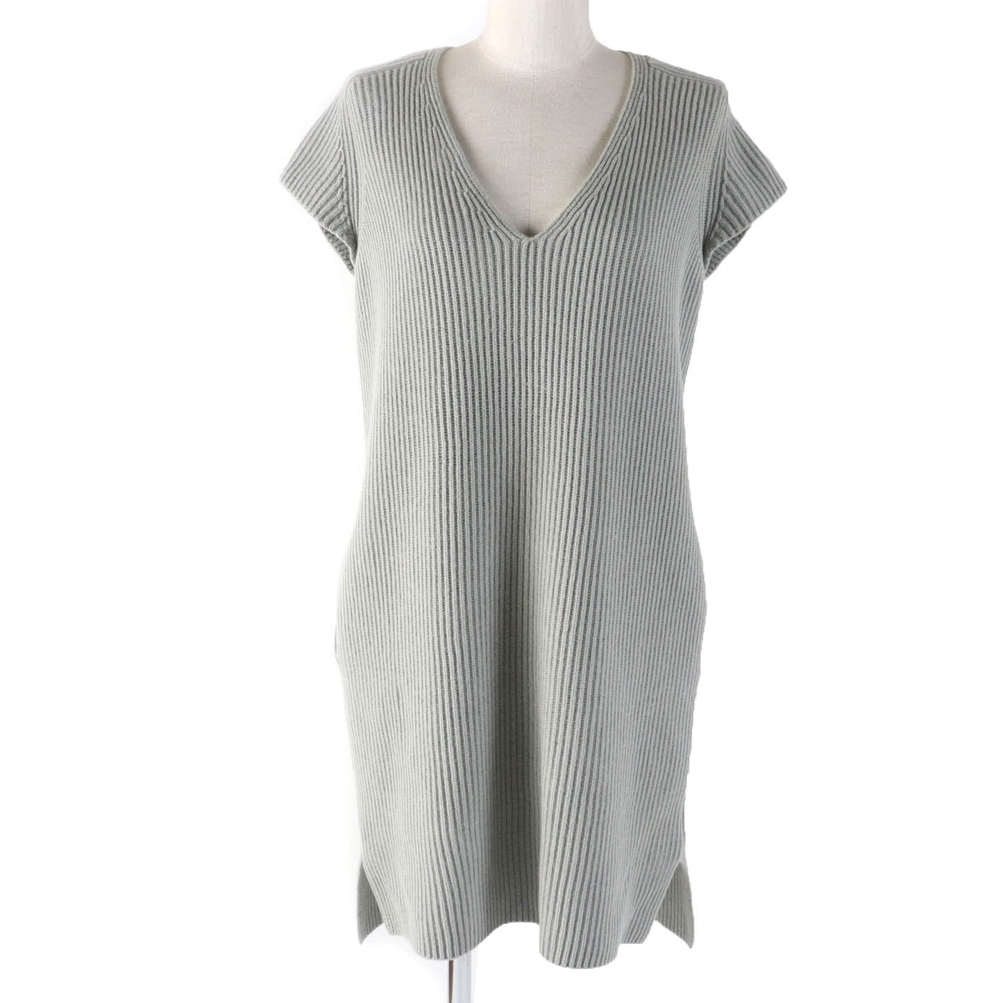 HERMES one piece wool gray 36