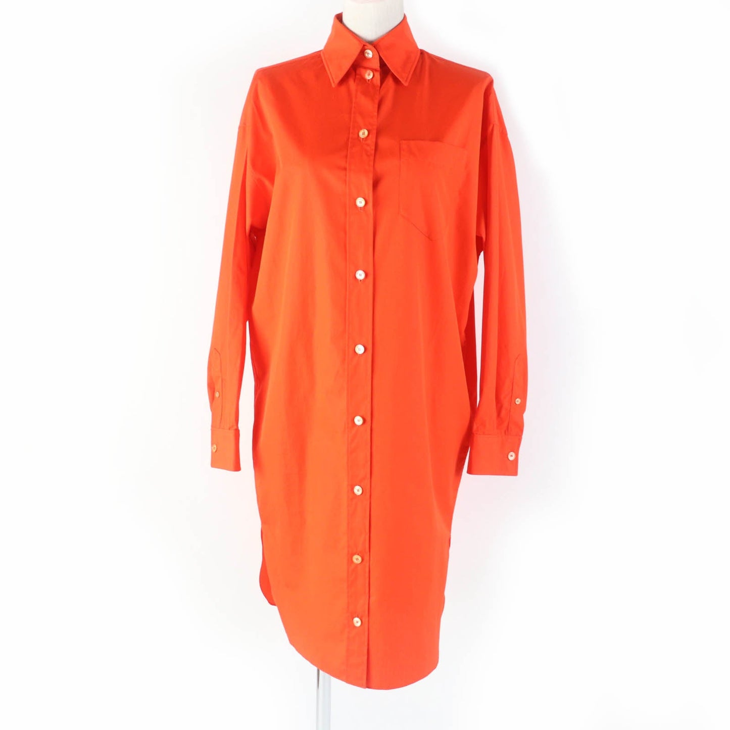 HERMES one piece cotton Orange 34