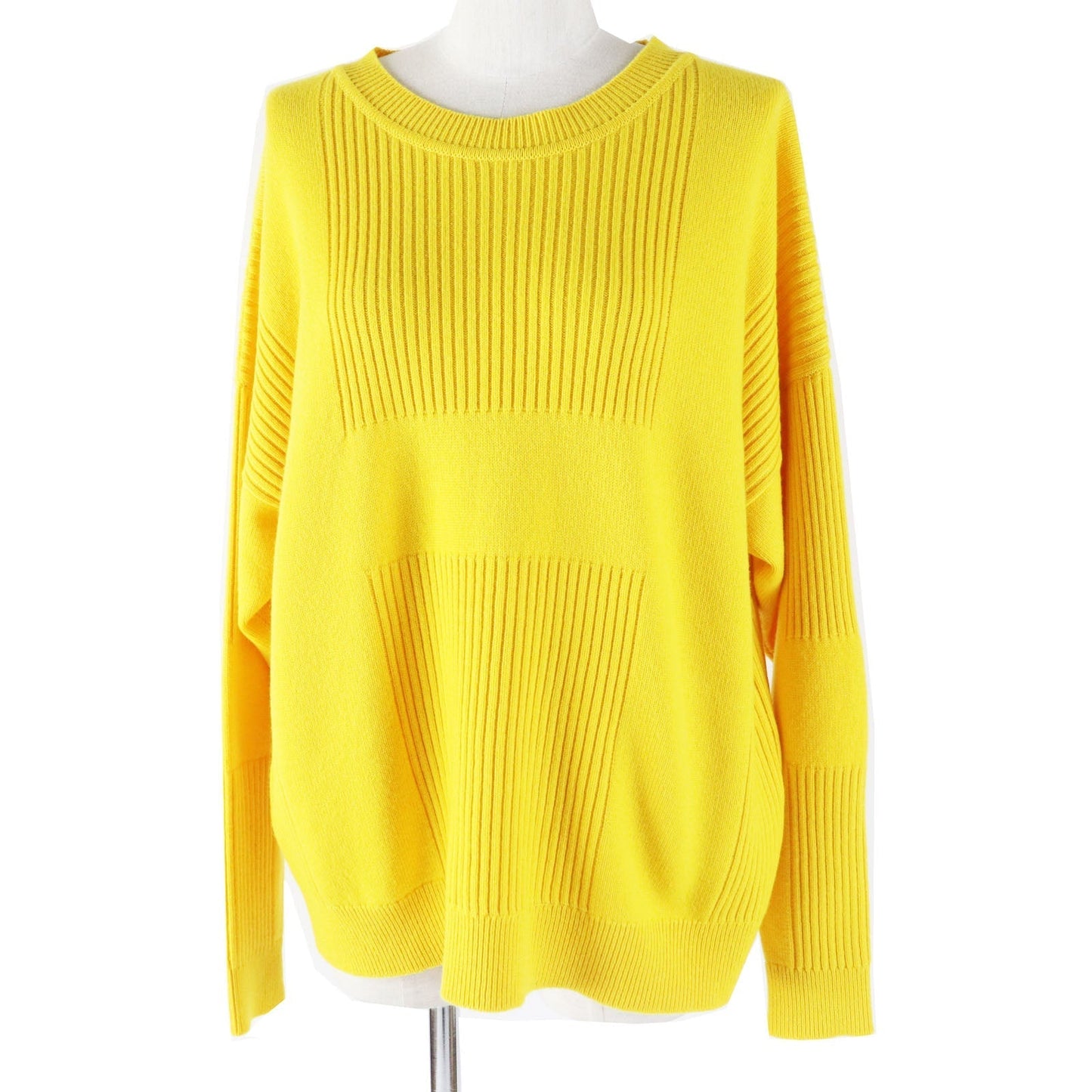HERMES knit cashmere yellow 36
