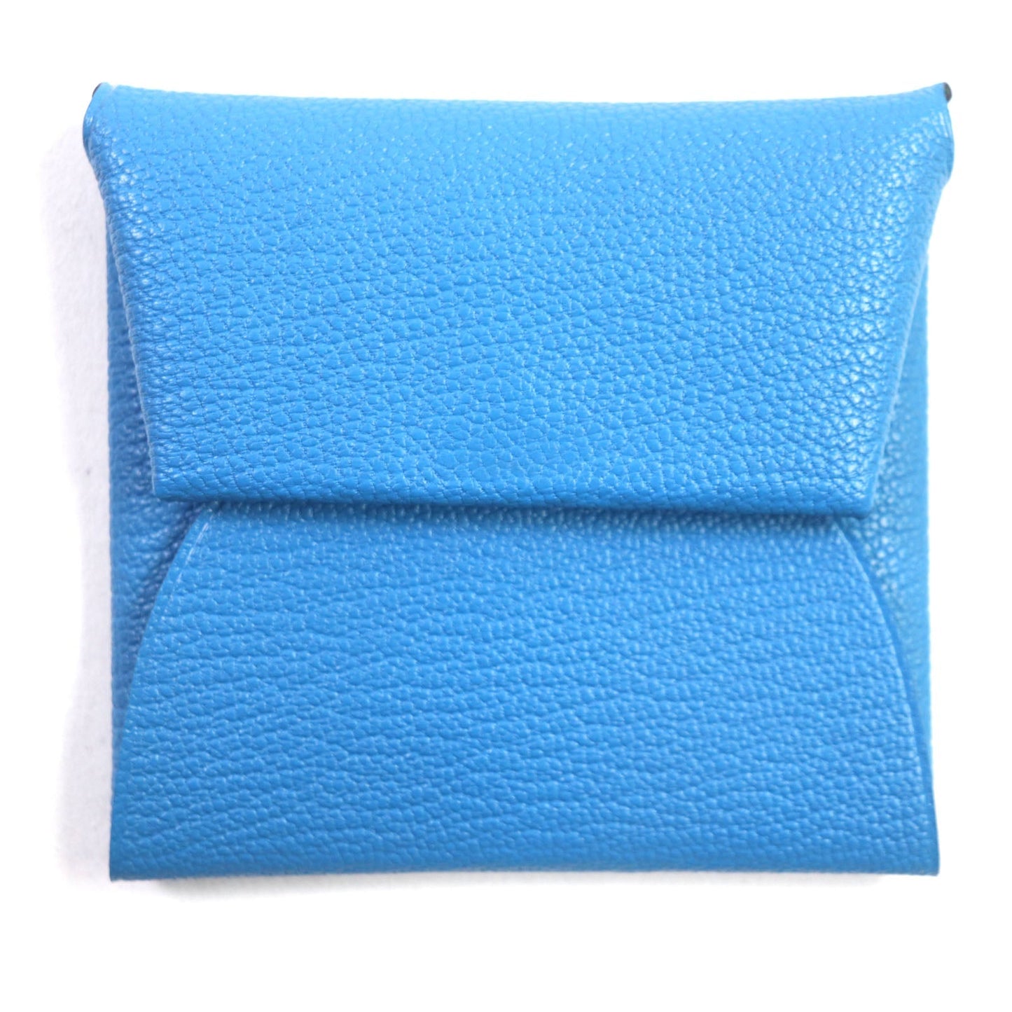 HERMES Coin case Shoble misol Blue Zanzibar Mint Bastia Verso