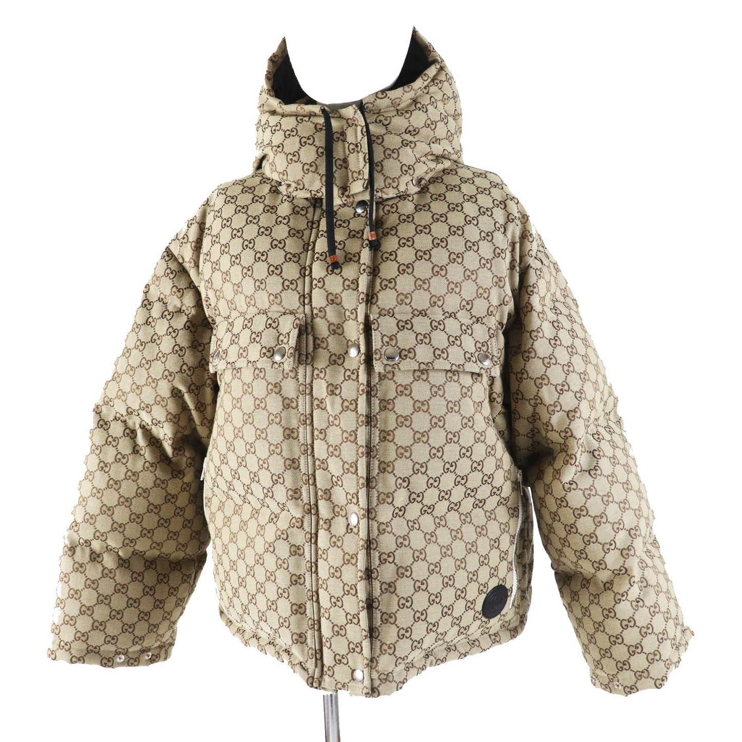 GUCCI Down jacket 717558 cotton Beige brown 38