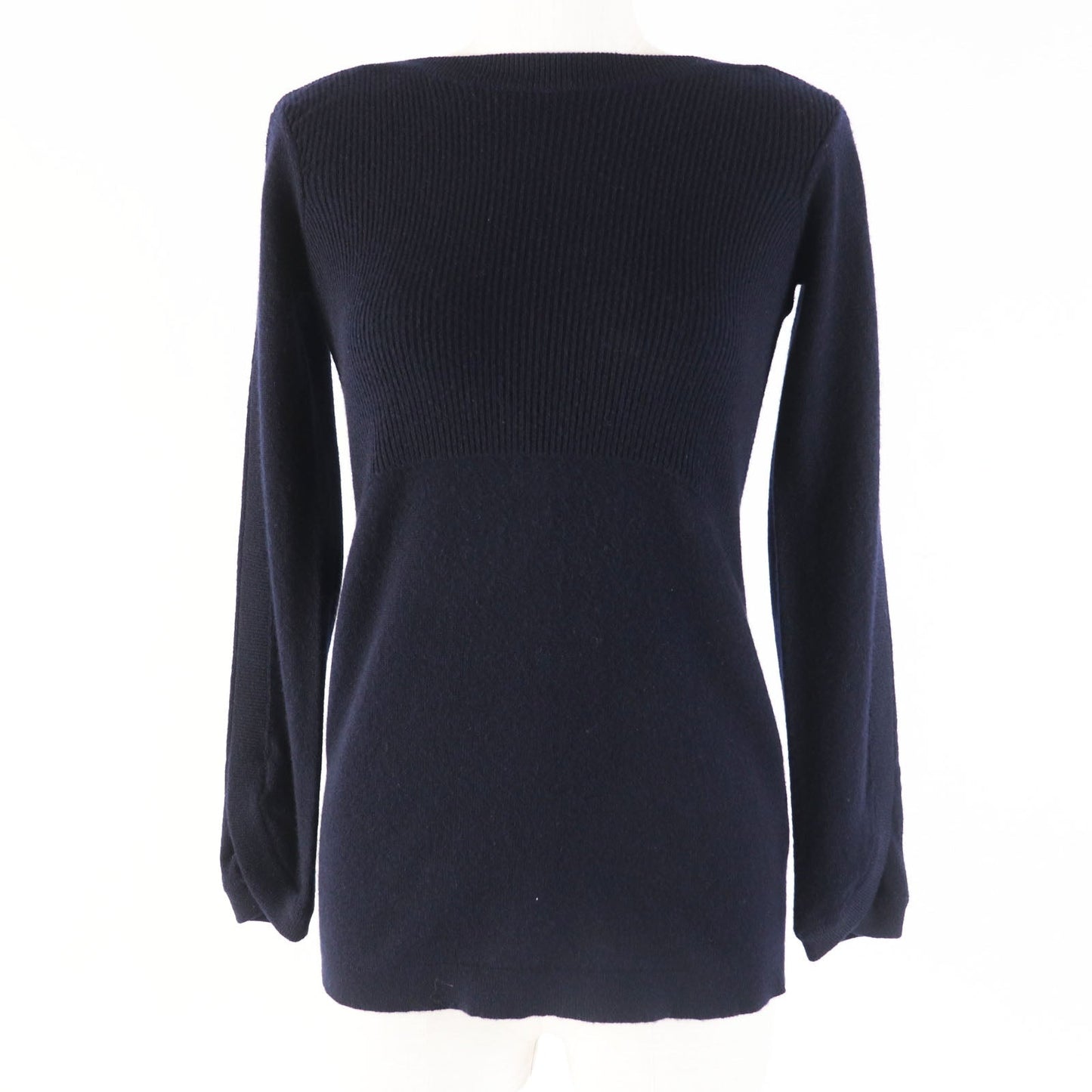 HERMES knit cashmere Dark navy 34