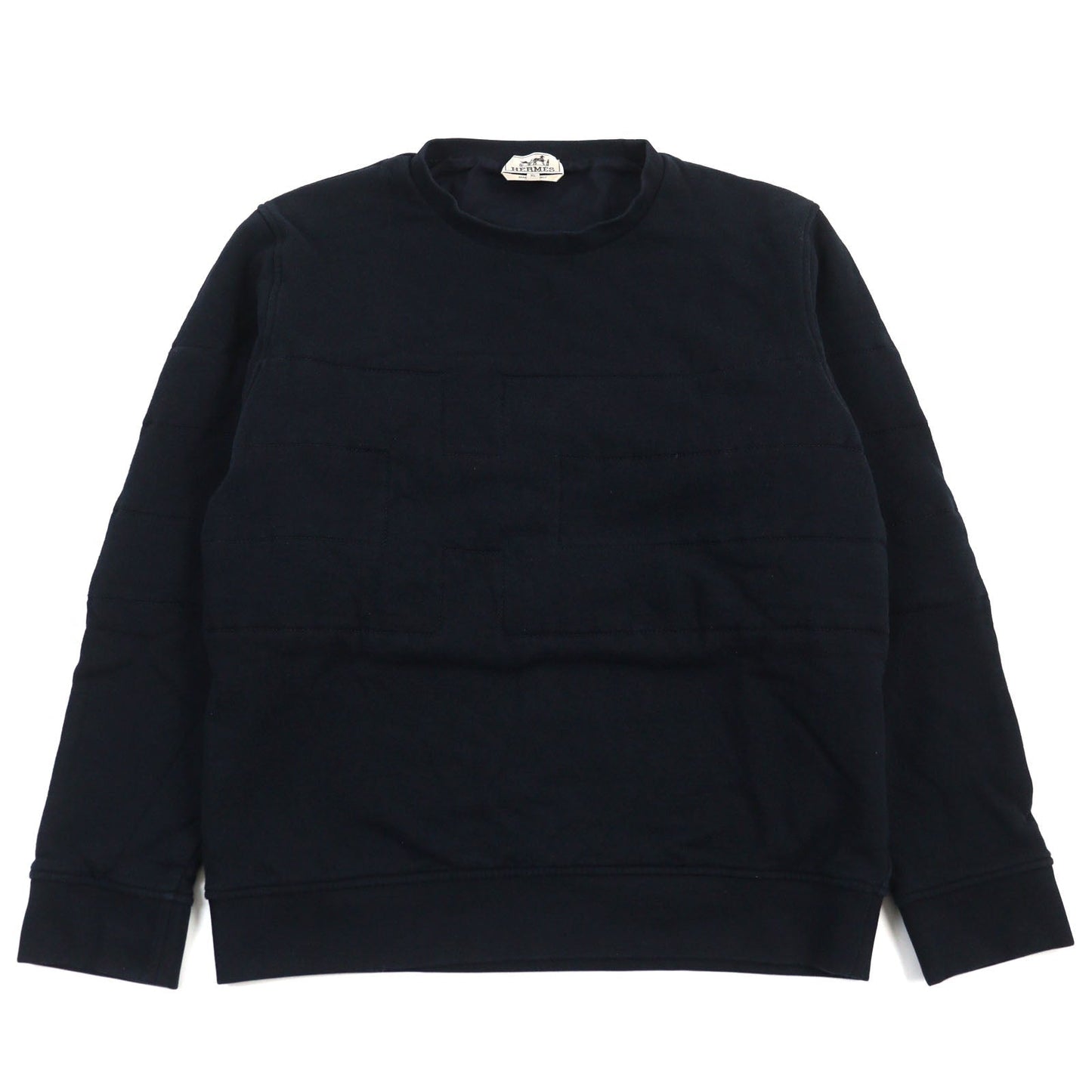 HERMES sweat cotton black XL