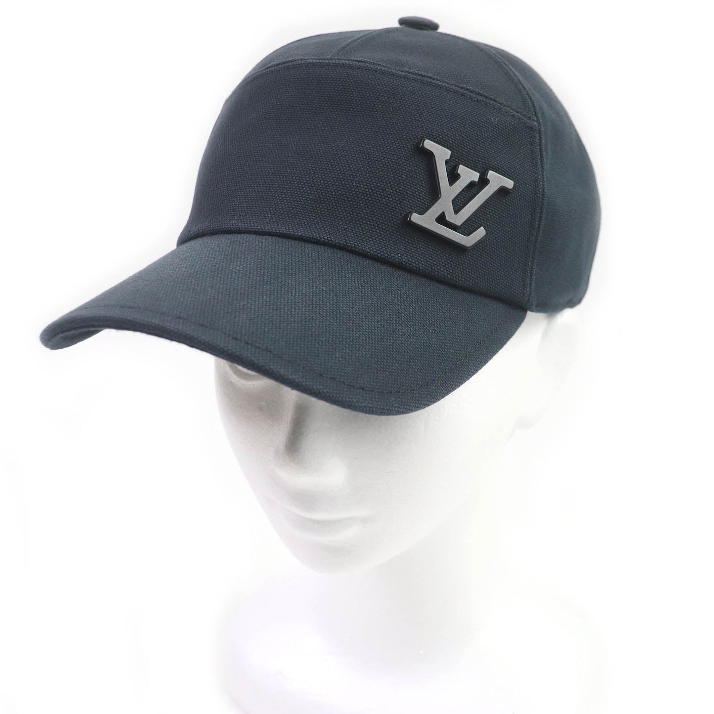 LOUIS VUITTON cap M77125 cotton Navy Newsboy Aerogram
