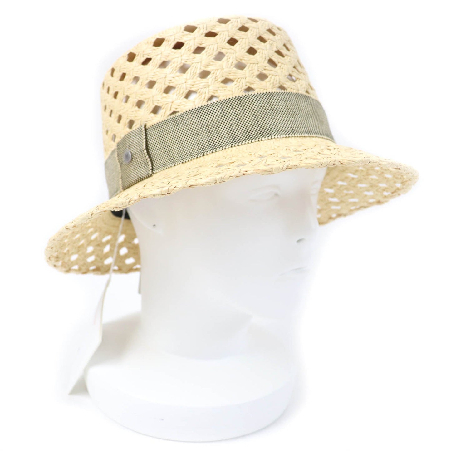 HERMES hat Straw natural Eleonora 58