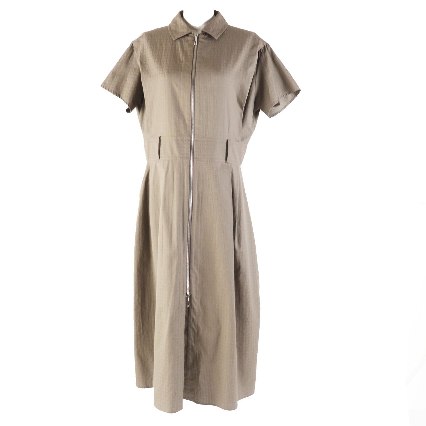 HERMES one piece 3H0544DH cotton Brown type 40