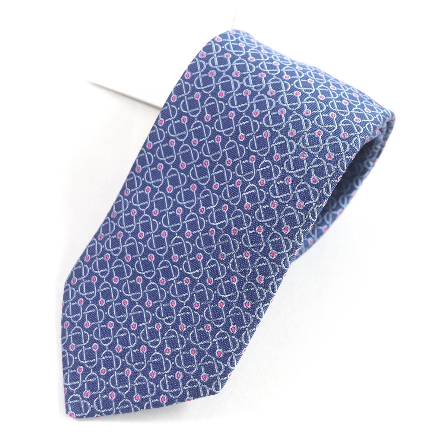 HERMES tie 655889T silk Blue gene