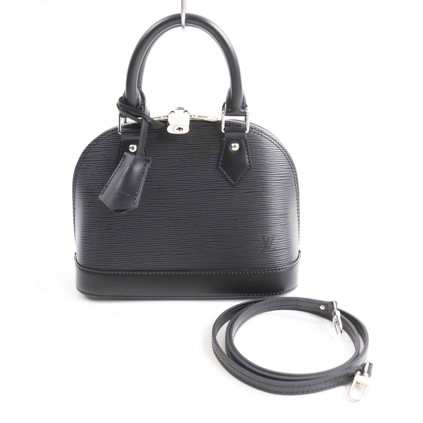 LOUIS VUITTON Handbag M40862 Epi Leather black Alma BB